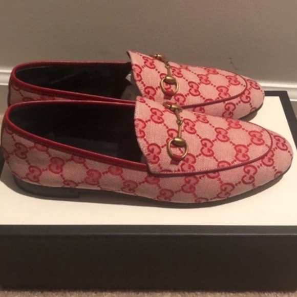 Gucci Loafers Red Size 9 - Picture 1 of 3